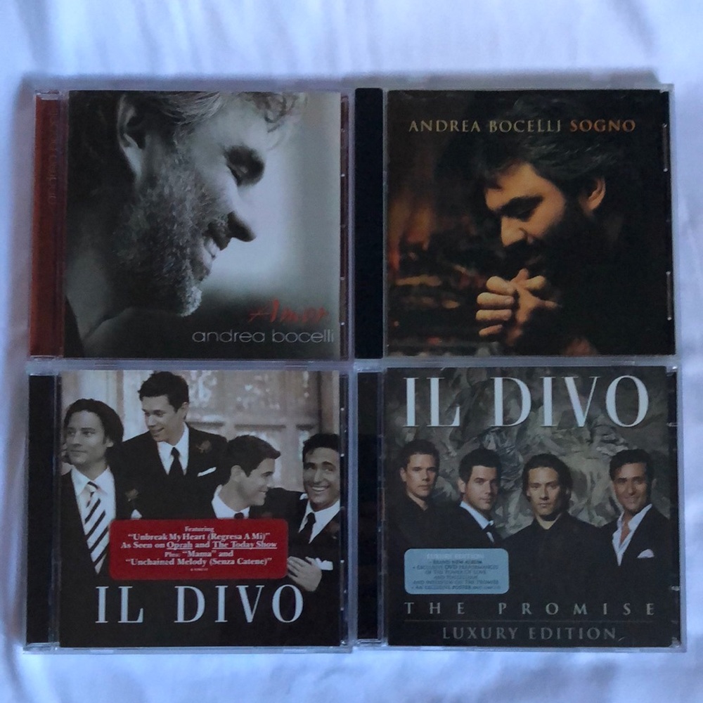 CD Collection: Andrea Bocelli Amor & Sogno - Il Divo The Promise Luxury Edition